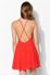 Picture of Women Summer Dress solid color backless